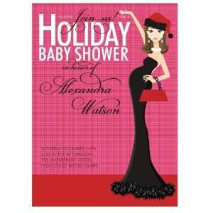 Holiday Baby Shower Invitation