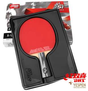 DHS Table Tennis Paddle Shakehand HURRICANE Ⅲ 5Star NEW  