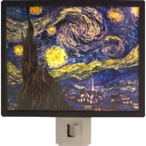  Vincent Van Gogh Art Glass Nightlight Starry Night Night 