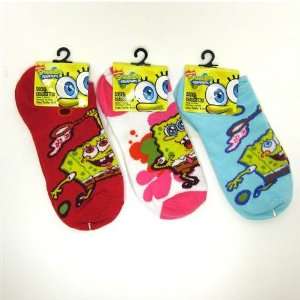   Sponge Bob Licensed Ankle Sock Size 9 11 Case Pack 12 