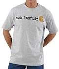 Carhartt Short Sleeve Logo T Shirt K195 in Black,Green,Gray NWT