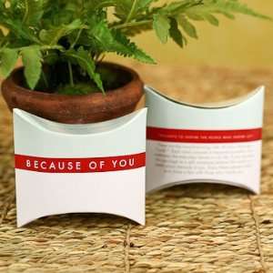 Because of You Inspirational Cards Set Health & Personal 