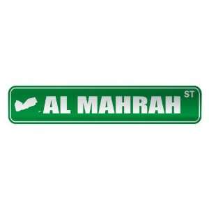   AL MAHRAH ST  STREET SIGN CITY YEMEN