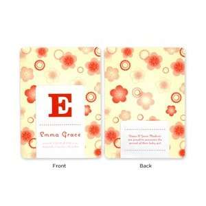  Personalized Stationery   Sugar Blossom Announcement Cards 