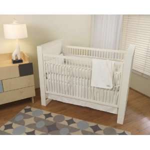 organic crib bedding   bright white by cotton monkey