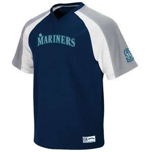  Seattle Mariners V Neck Crusader Jersey (Team Color)   XX 