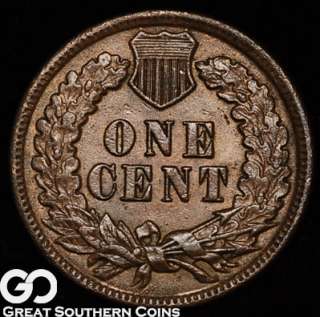 1881 Indian Head Penny NEAR GEM BU++  