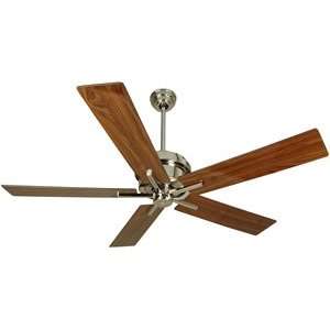 Craftmade GR52PN Grant Ceiling Fan With Integrated Light Kit & Walnut 