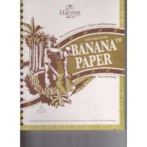  8 X 11 Coil Bound Banana Paper Lined Notebook 70 Sheets   Tree 