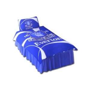  Everton Swirl Fc Football Panel Official Single Bed Duvet 