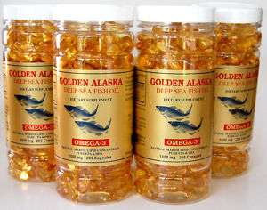 Golden Alaska Fish Oil 800caps Omega 3 EPA DHA  