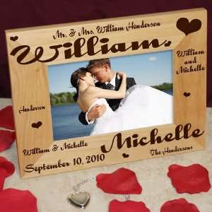  Mr. and Mrs. Wedding Picture Frame
