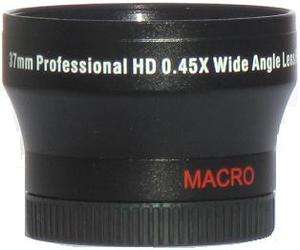 37mm PHD Digital Wide Angle Lens For Sony Handycam HDR & DCR Series 