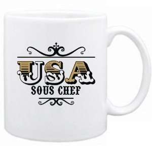  New  Usa Sous Chef   Old Style  Mug Occupations
