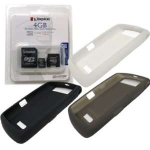  Silicone Skin Cover Case and Kingston 4GB microSDHC Class 4 Memory 