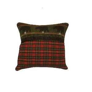 WR Plaid Bear Pillow