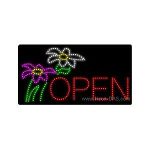 Florist Open Outdoor LED Sign 20 x 37