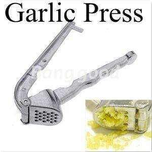 Portable Metal Garlic Press Presser Crusher Slicer Gadgets Home 