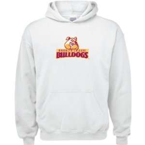  Brooklyn College Bulldogs White Youth Logo Hooded 