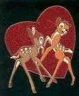 Disney Shopping Valentine Bambi and Faline LE 300 pin