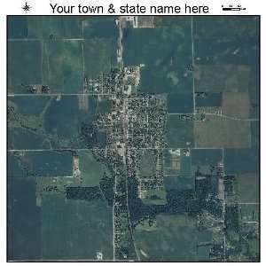   Aerial Photography Map of Brookston, Indiana 2010 IN 