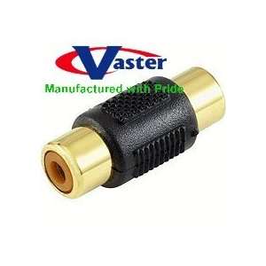  24K Gold Plated RCA Female to RCA Female Coupler 
