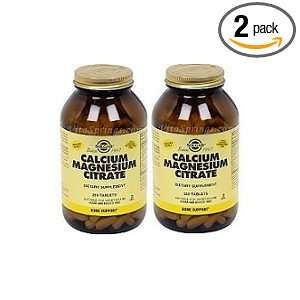  Calcium Magnesium Citrate 250 Tabs 2 Pack Health 