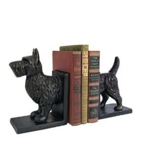  Scottie Dog Cast Iron Sculptural Bookends