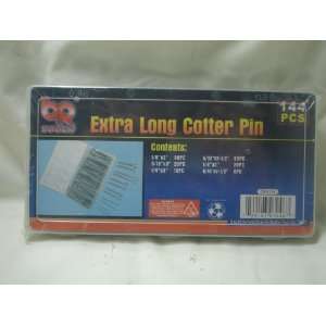  144 Pcs Extra Long Cotter Pin Set 