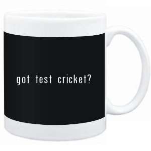 Mug Black  Got Test Cricket?  Sports 