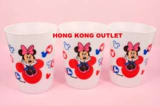 Mickey & Minnie Mouse Plastic Cup Set of 3 A15b  