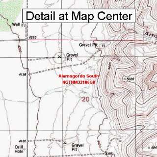   Alamogordo South, New Mexico (Folded/Waterproof)