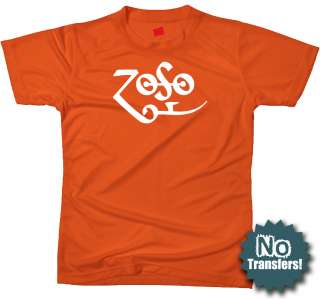 Zoso Jimmy Symbol Zeppelin Rock Retro Music New T shirt  