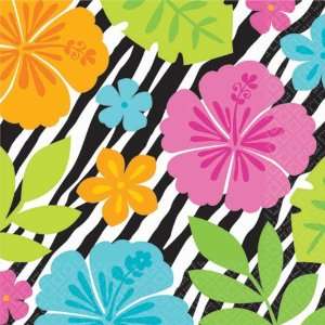  Lets Party By Amscan Wild Isle Luau Beverage Napkins 