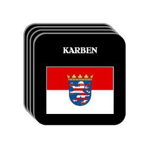  Hesse (Hessen)   KARBEN Set of 4 Mini Mousepad Coasters 