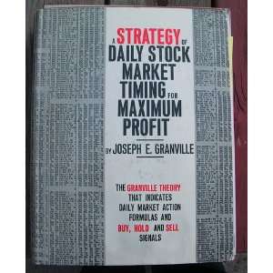  A Strategy Of Daily Stock market Timing For Maximum Profit 