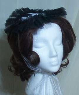 Gothic Victorian Steampunk lolita Civil War hat bonnet  