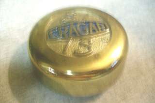 NOS CRAGAR 2 3/4 or 2.75 GOLD SS BLUE INSERT WHEEL CENTER CAP HUB 