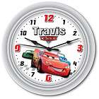 DISNEY PERSONALIZED CARS WALL CLOCK   GREAT GIFT
