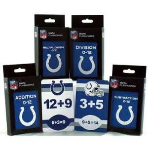  Indianapolis Colts Flash Cards   Set of Four Mathematical 