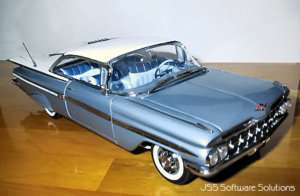 1959 Impala Coupe In Frost Blue DDS $89 Daily Driver series  