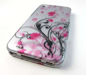   FLOWERS HARD CASE COVER FOR APPLE IPHONE 4 4s PHONE ACCESSORY  