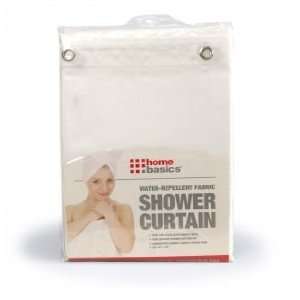  Fabric Shower Liner 70x72 Whit