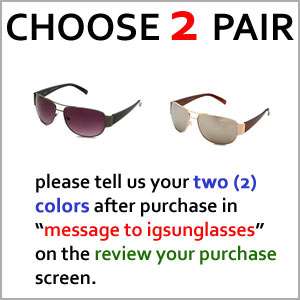 Mens Sunglasses Aviator Shades Designer Mirror ed Lens  