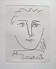 pablo picasso pour roby restrike etching signed w coa returns