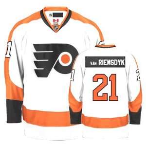 James van Riemsdyk #21 Philadelphia Flyers Jersey White Hockey Jerseys 