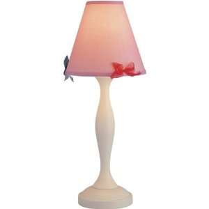  Lite Source Inc. Little Darlings Table Lamp in White Wood 