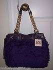 NWT Juicy Couture Luxe Chiffon Fashion Daydreamer Tote Bag PURPLE 
