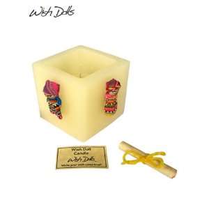  Square Wish Doll Candle Paraffin Shade Arts, Crafts 