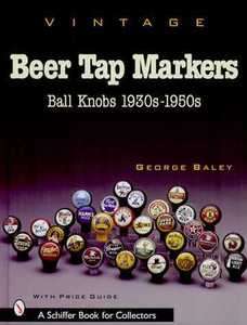 Vintage Beer Tap Markers Ball Knobs, 1930s 1950s  